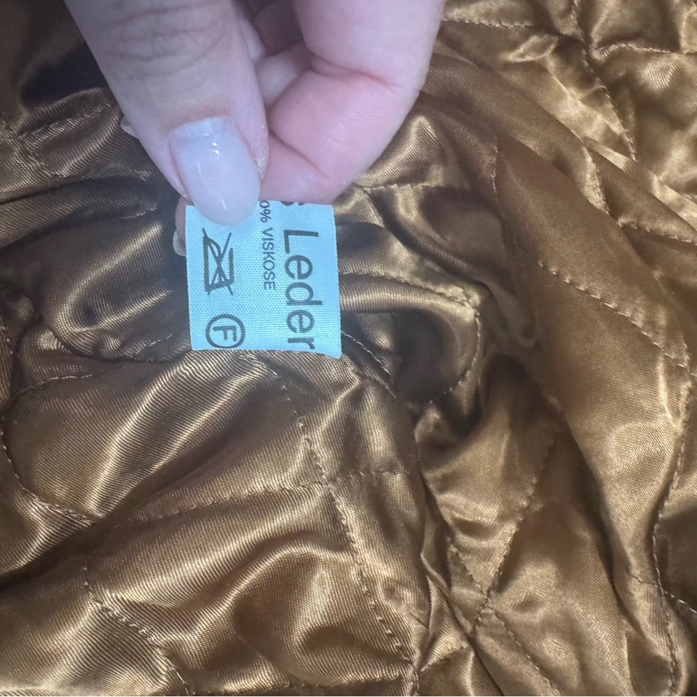 Vintage Mondi brown, suede fringe jacket - Picture 6 of 7